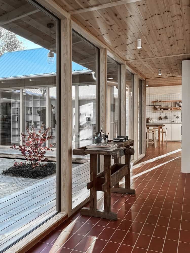 Library House by Fria Folket + Hanna Michelson: A Courtyard Home Framed by Books Library House by Fria Folket + Hanna Michelson: A Courtyard Home Framed by Books