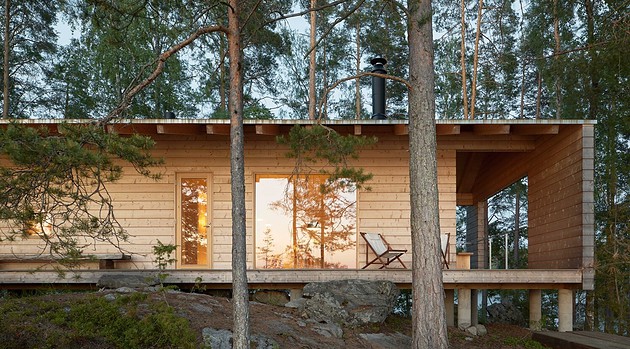 Summerhouse V by Playa Architects in Hirvensalmi, Finland