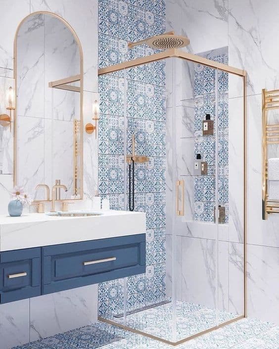 Bring Heavenly White and Blue Hues to Your Bathroom Decor Bring Heavenly White and Blue Hues to Your Bathroom Decor