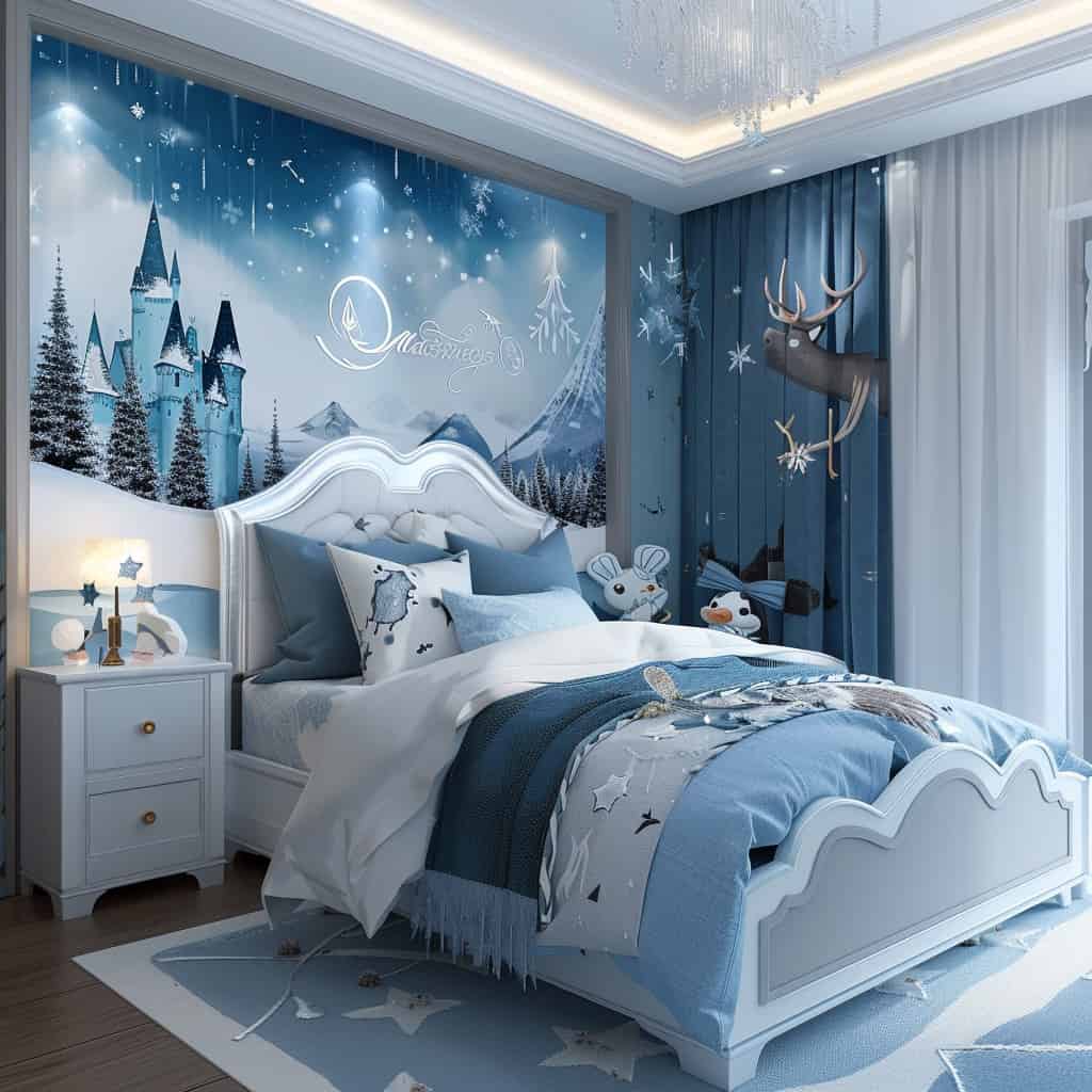 Elsa – Inspired Bed Canopy: Majestic Dreams Elsa – Inspired Bed Canopy: Majestic Dreams