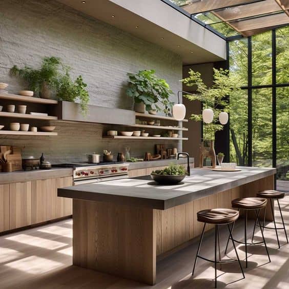 The Eco-Friendly Elegance of Modern Organic Kitchens The Eco-Friendly Elegance of Modern Organic Kitchens