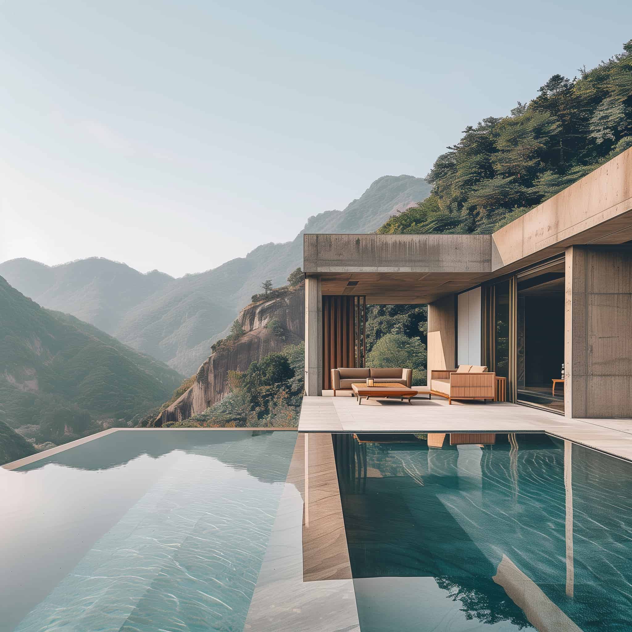 15 China Mountain Retreats Where Minimalist Architecture Meets Majestic ... - Mountain Retreat Penthouse With Infinity Pool