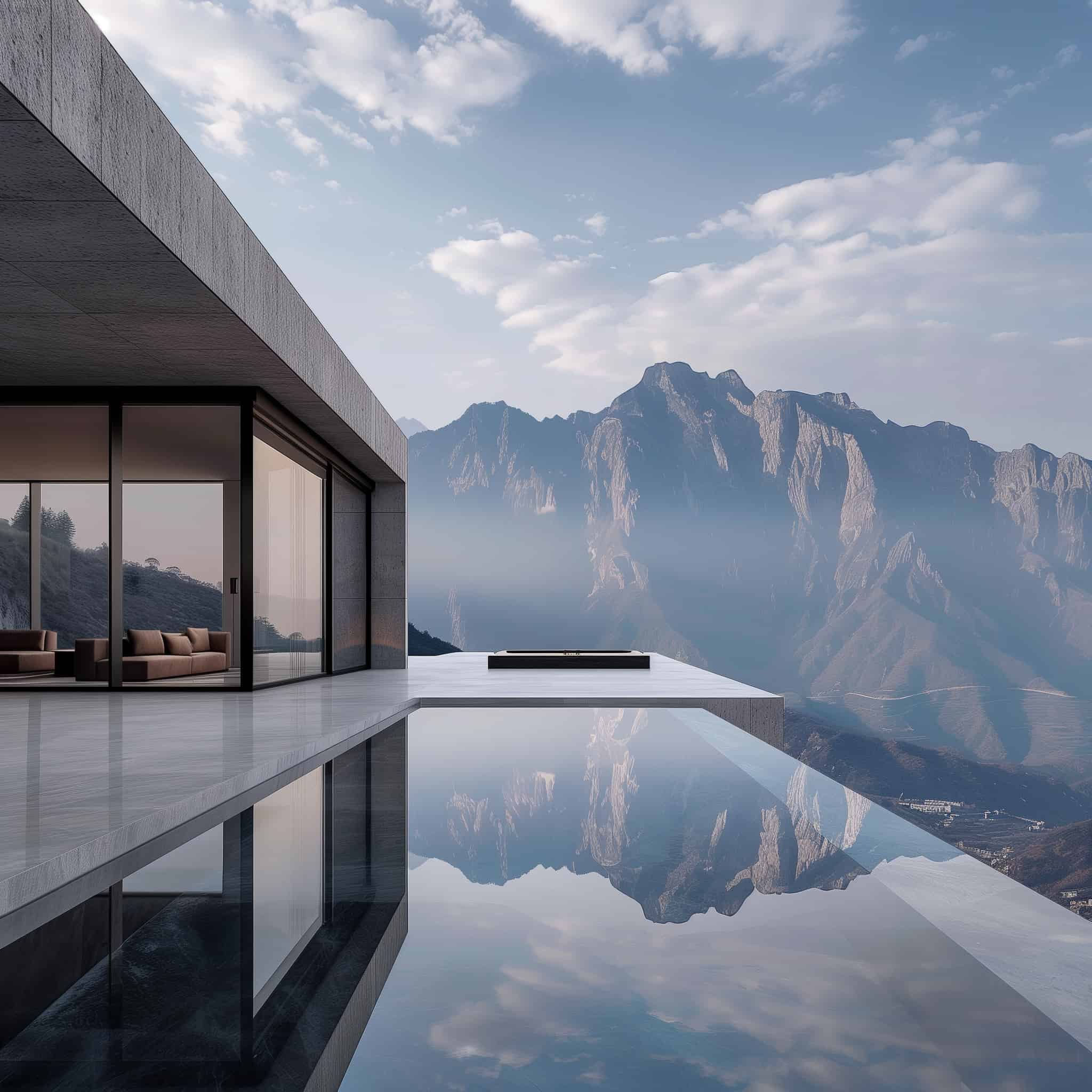 15 China Mountain Retreats Where Minimalist Architecture Meets Majestic ... - Minimalist Retreat Apartment Landscape Design