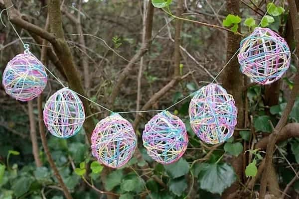 10. Yarn Egg Garland 10. Yarn Egg Garland
