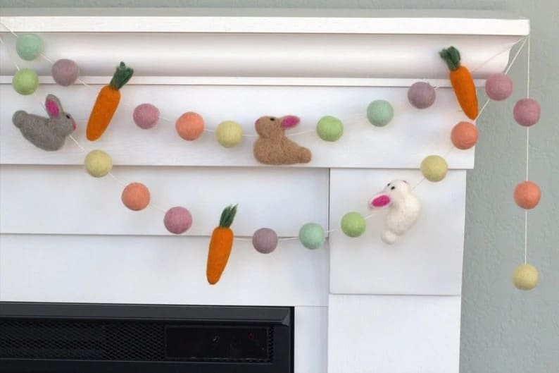 9. Easter Bunny Carrot Garland 9. Easter Bunny Carrot Garland