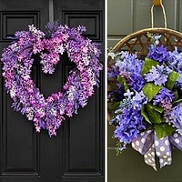 15 Enchanting Spring Lilac Wreath Designs to Elevate Your Doorway