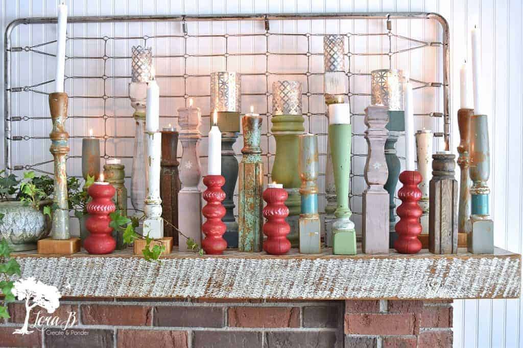 9. DIY Repurposed Candlesticks with Sheet Metal Shades 9. DIY Repurposed Candlesticks with Sheet Metal Shades