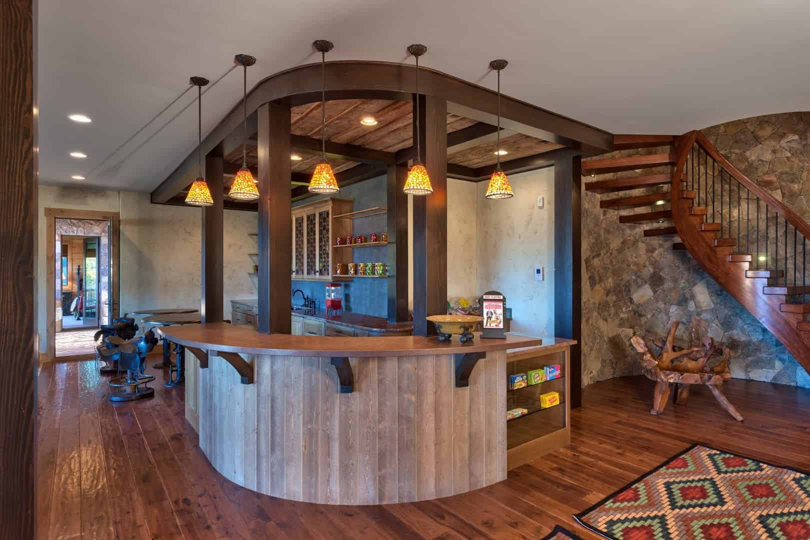 10. Rustic Home Bar 10. Rustic Home Bar
