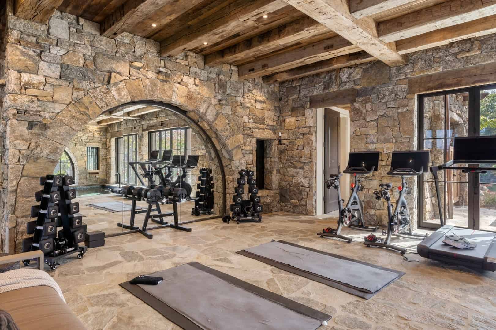 1. Rustic Home Gym 1. Rustic Home Gym