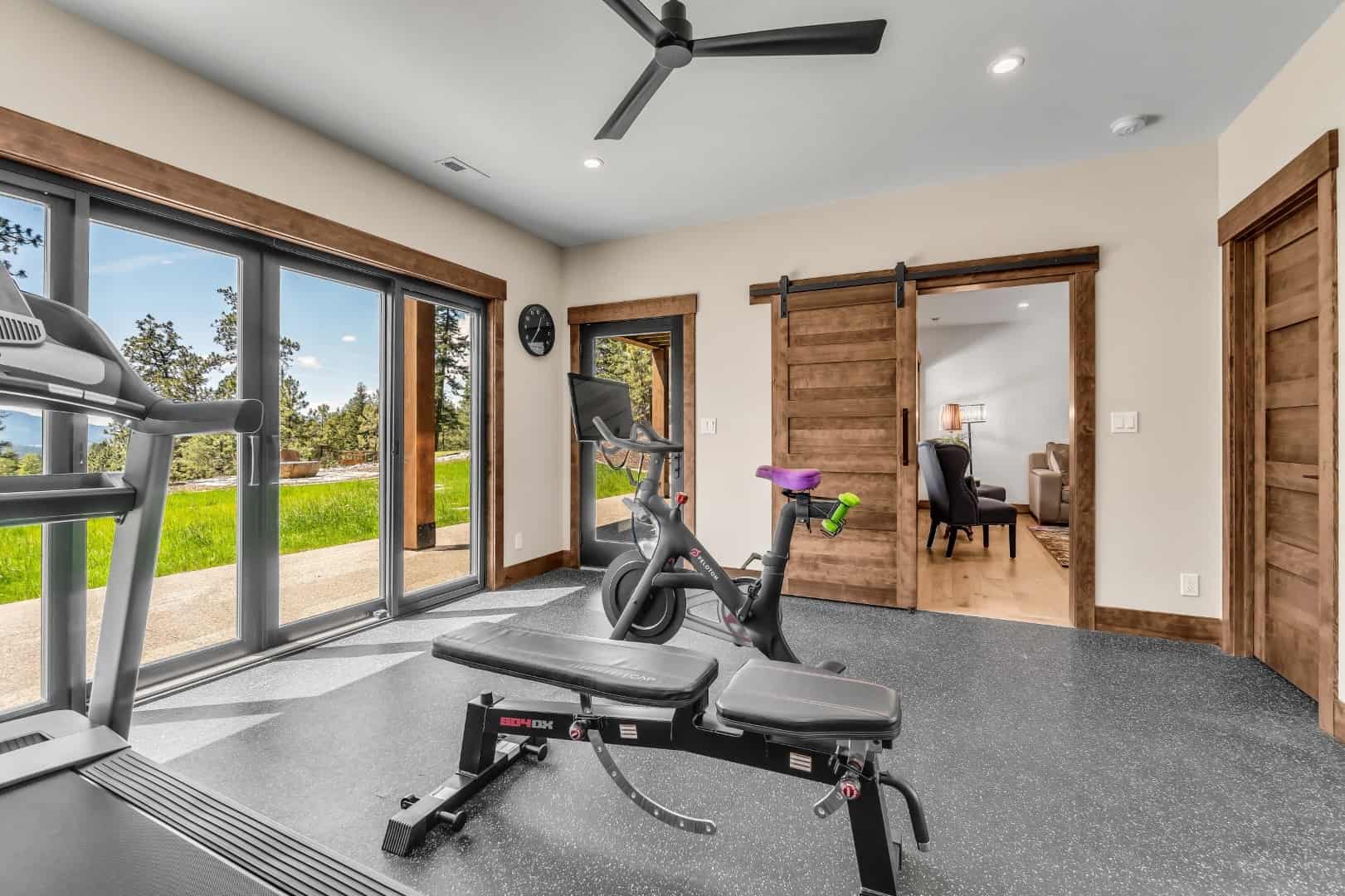 15. Rustic Home Gym, Seattle 15. Rustic Home Gym, Seattle