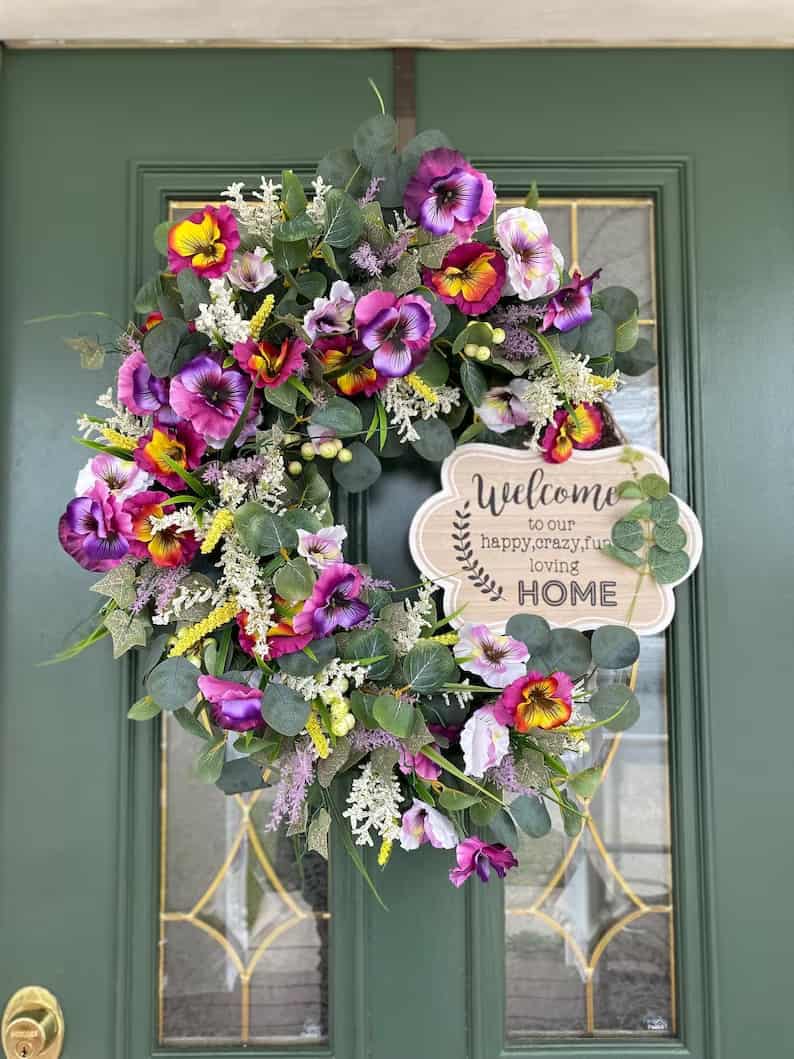 13. Pansy Wreaths 13. Pansy Wreaths