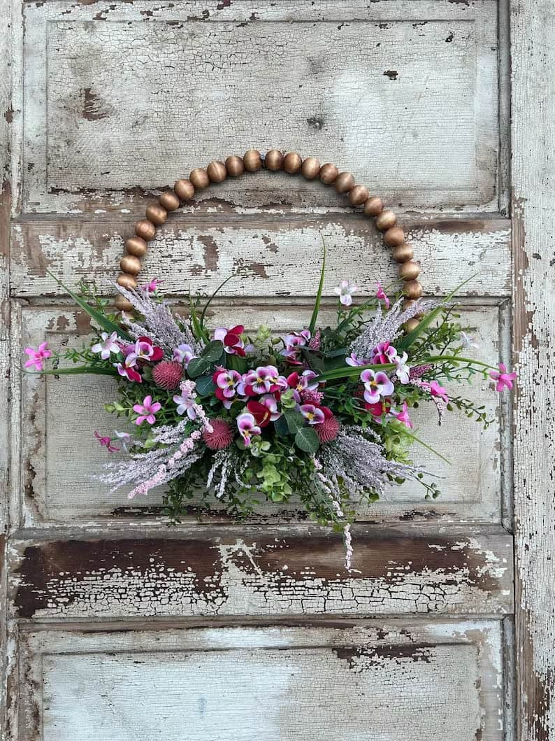 4. Pink Pansy Wreath 4. Pink Pansy Wreath