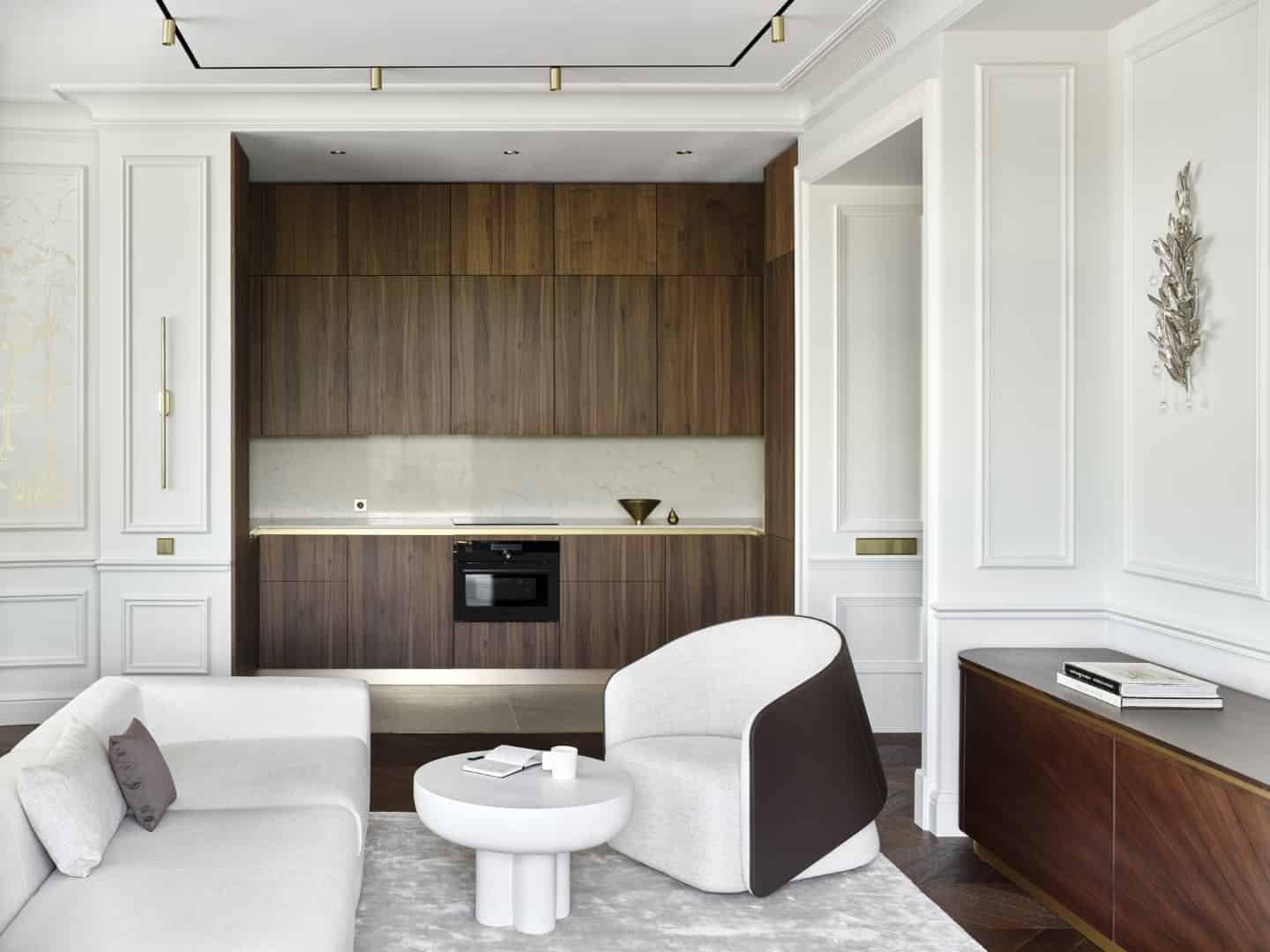Modern Neoclassical Apartment / Alisa Shabelnikova / Russia