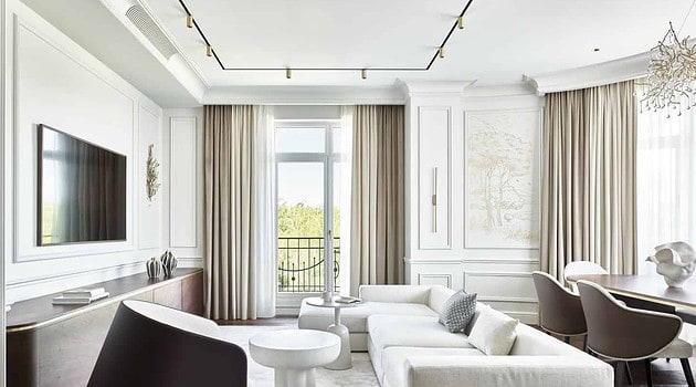 Modern Neoclassical Apartment by Art Simple Studio in Moscow, Russia