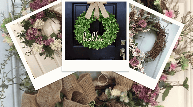 15 Fresh Spring Front Door Wreath Ideas to Welcome the Season