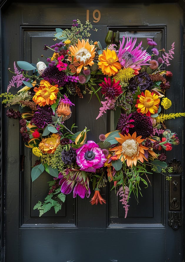 55 Fresh and Inspiring Spring Wreath Ideas to Brighten Your Doorstep