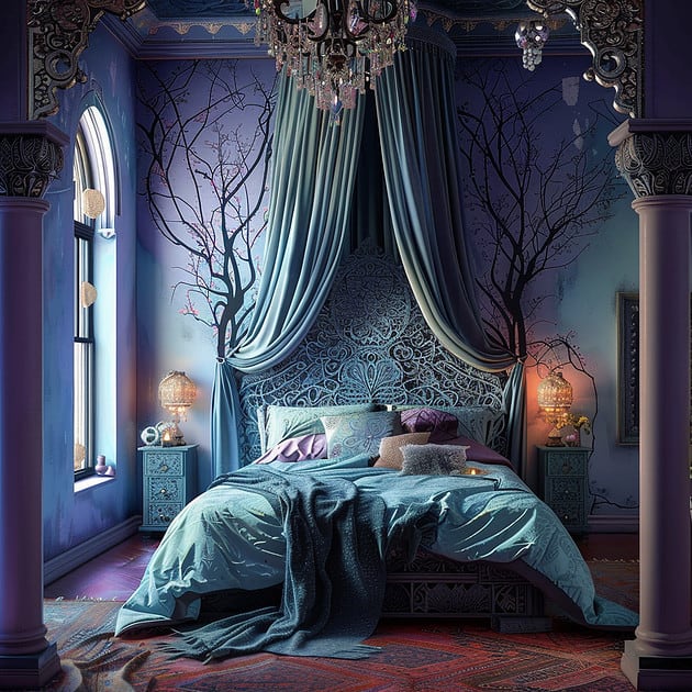 15 Mystical Bedroom Designs: Transform Your Space into a Magical Retreat