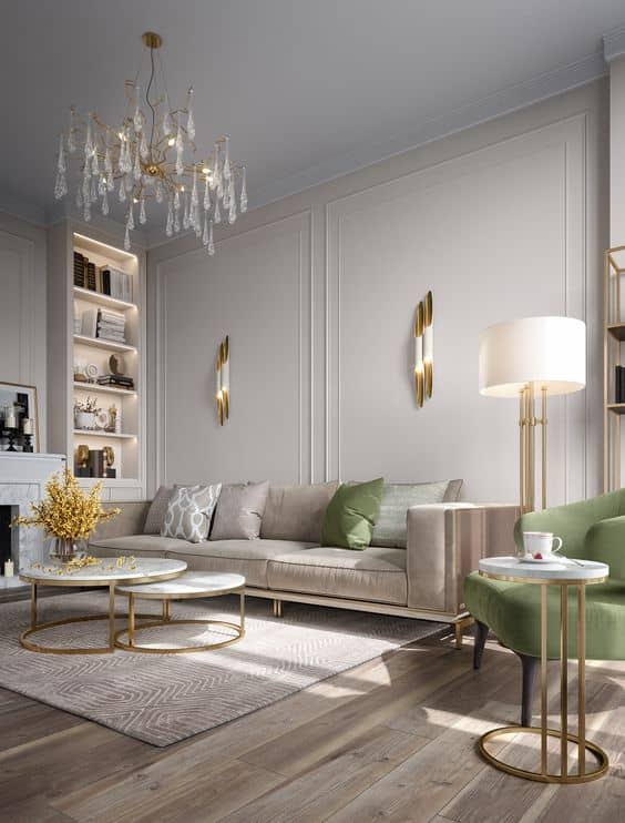 Neoclassical Apartments Interior Decor Inspirations