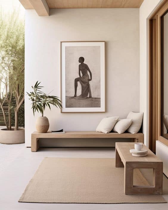 Hallway Wall Art Mockup for a Sophisticated Look