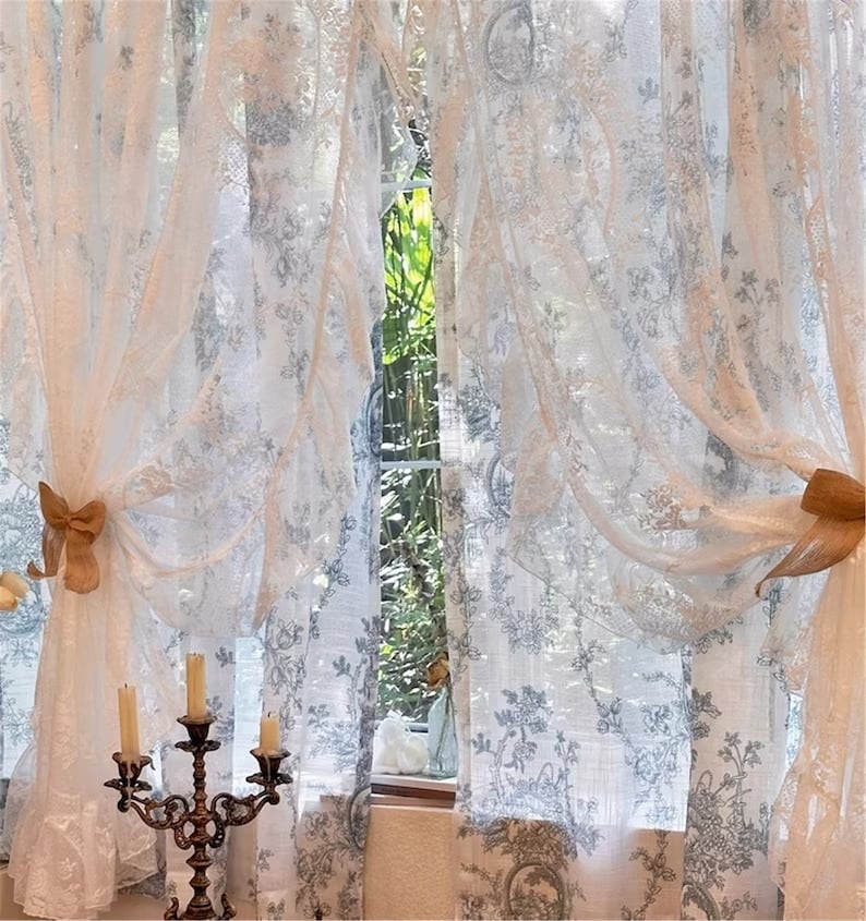 2. Coquette Retro Ruffle Edge Tulle Curtain 2. Coquette Retro Ruffle Edge Tulle Curtain