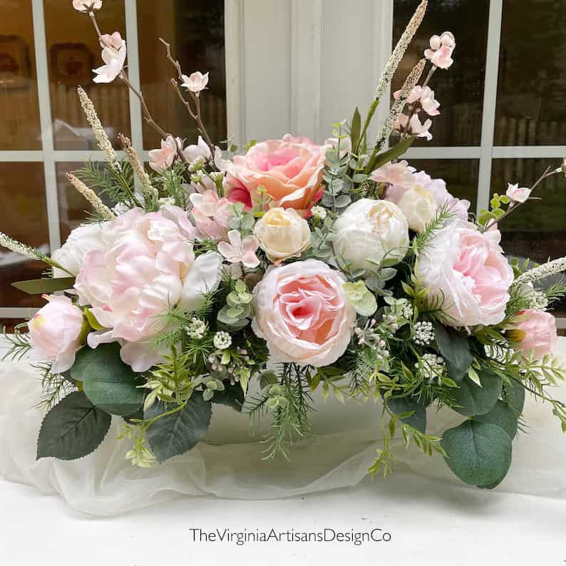 10. Pink Floral Arrangement 10. Pink Floral Arrangement