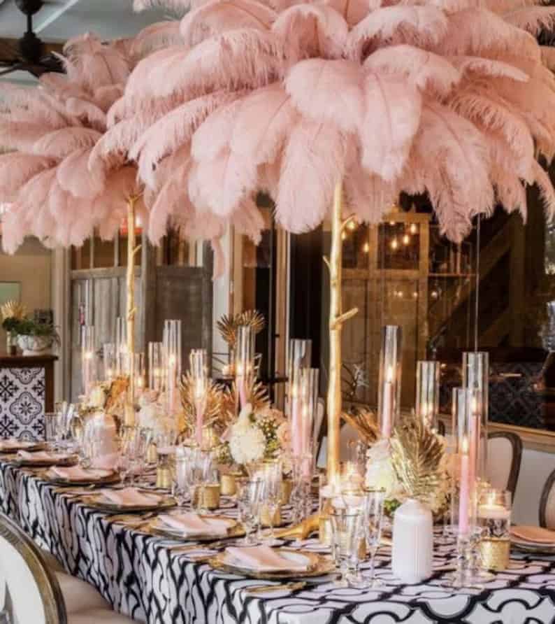2. Blush centerpiece 2. Blush centerpiece
