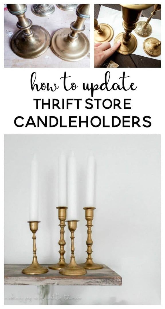 13. Easy DIY Thrift Store Candle Holder Makeover 13. Easy DIY Thrift Store Candle Holder Makeover