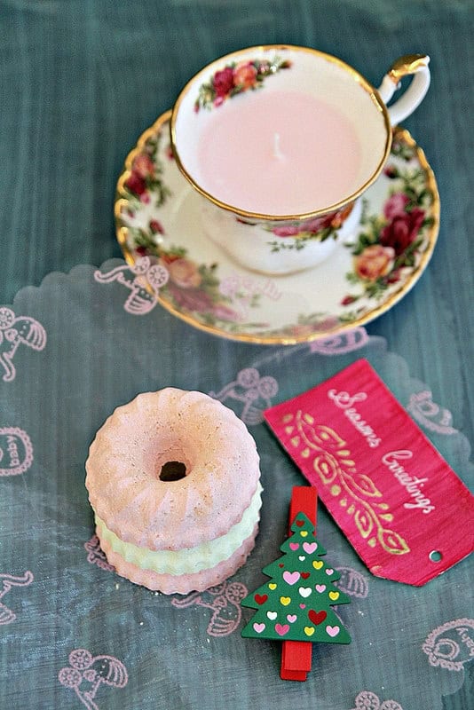 5. DIY Scented candles in vintage tea cups 5. DIY Scented candles in vintage tea cups