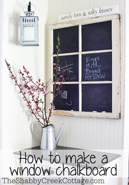4. A Fancy Window Chalkboard 4. A Fancy Window Chalkboard