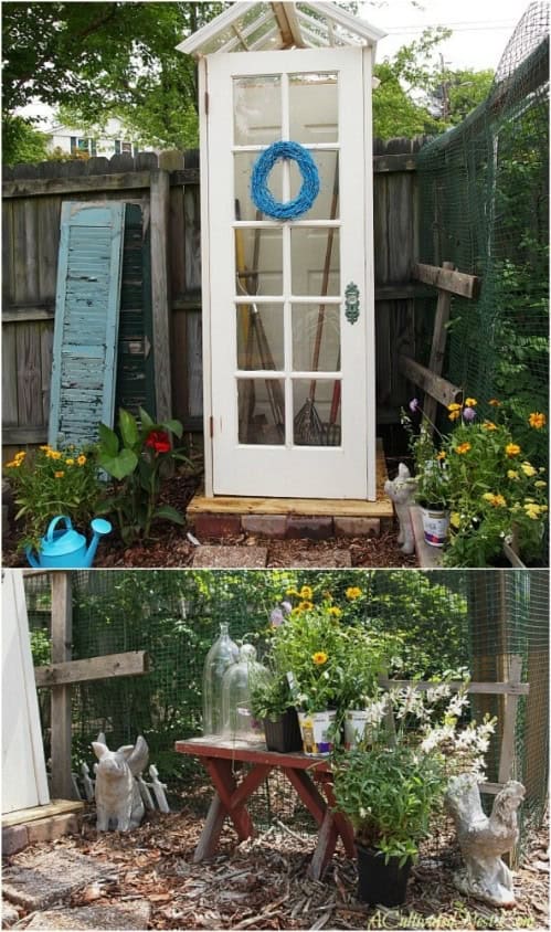 2. Simple And Cheap DIY Decorative Garden Shed