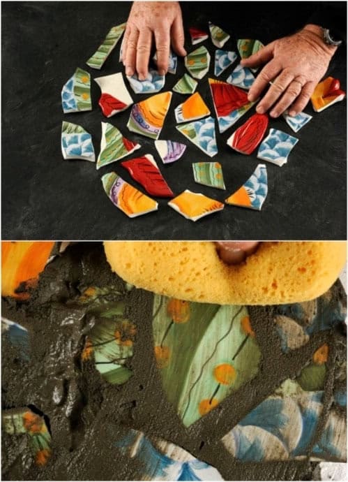 5. DIY Mosaic Tabletop