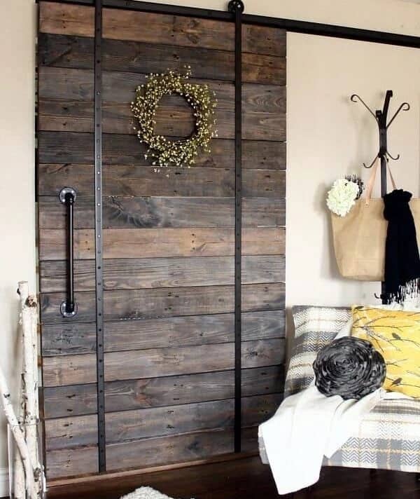 10. DIY Barn Door and Track 10. DIY Barn Door and Track