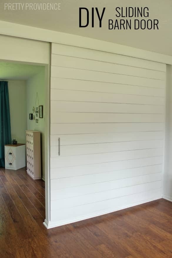 14. DIY Sliding Barn Door 14. DIY Sliding Barn Door