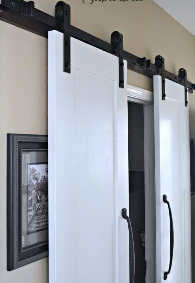 15. Maximize a Small Space with Barn Doors 15. Maximize a Small Space with Barn Doors