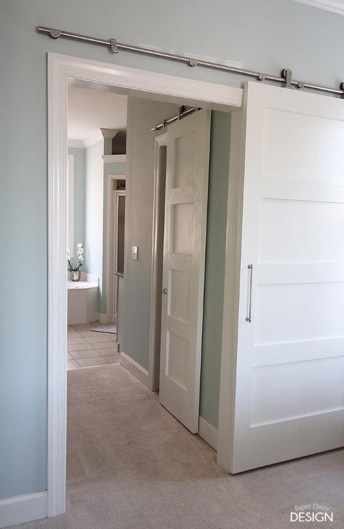 4. Contemporary 4-Panel Barn Door 4. Contemporary 4-Panel Barn Door