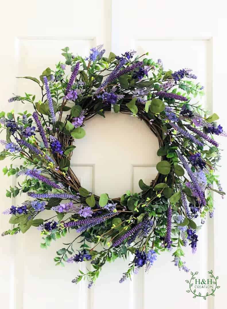 5. Lavender wreaths for front door 5. Lavender wreaths for front door