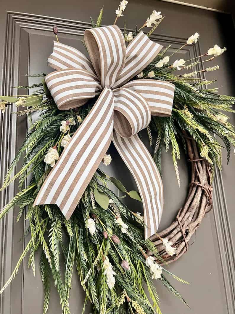 7. Farmhouse Spring Wreath 7. Farmhouse Spring Wreath
