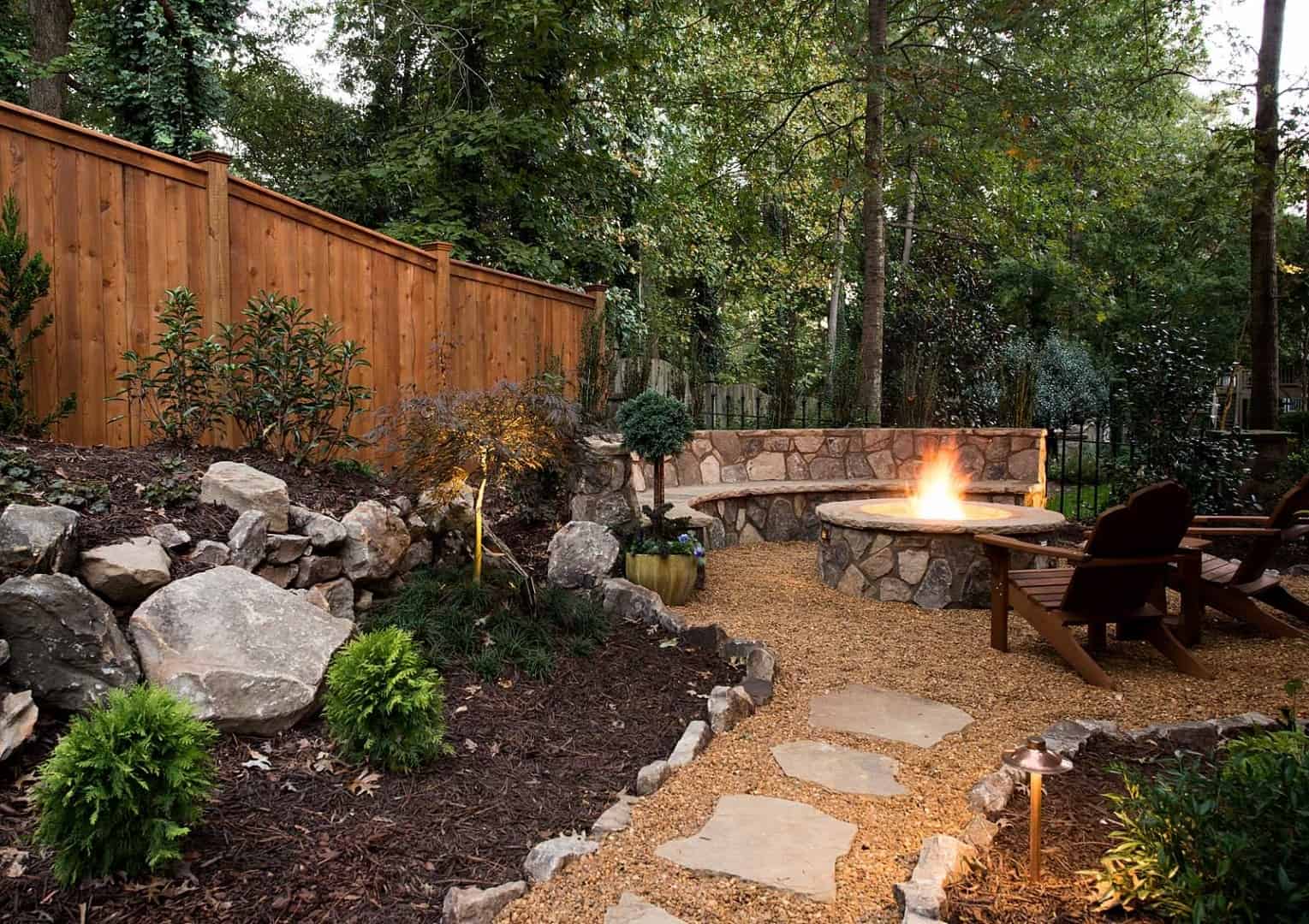 10. Rustic Landscaping, Atlanta 10. Rustic Landscaping, Atlanta