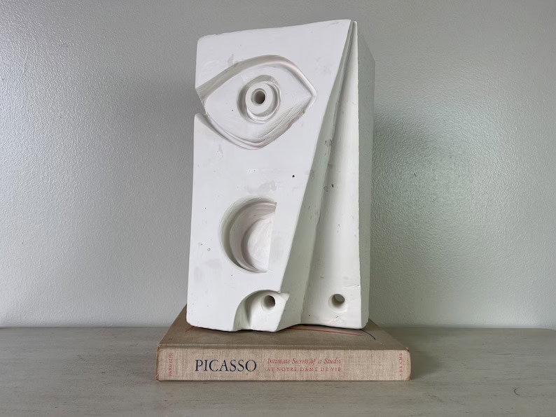 12. Abstract Head Plaster Sculpture 12. Abstract Head Plaster Sculpture