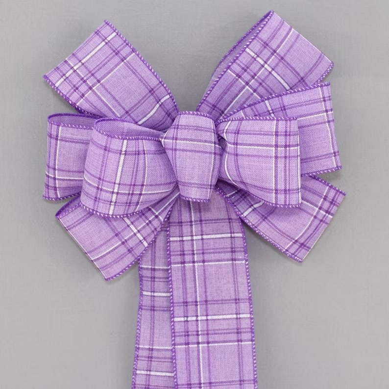6. Lavender Wreath Bow 6. Lavender Wreath Bow