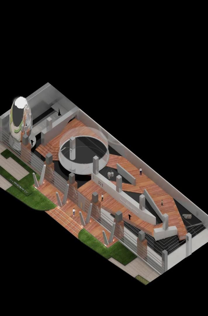 Final Vantage Closing view aligning exhibition narrative with the working digital factory beyond.