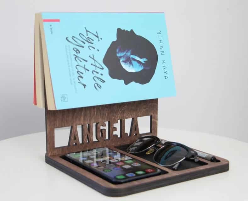 3. Personalized Book Holder 3. Personalized Book Holder
