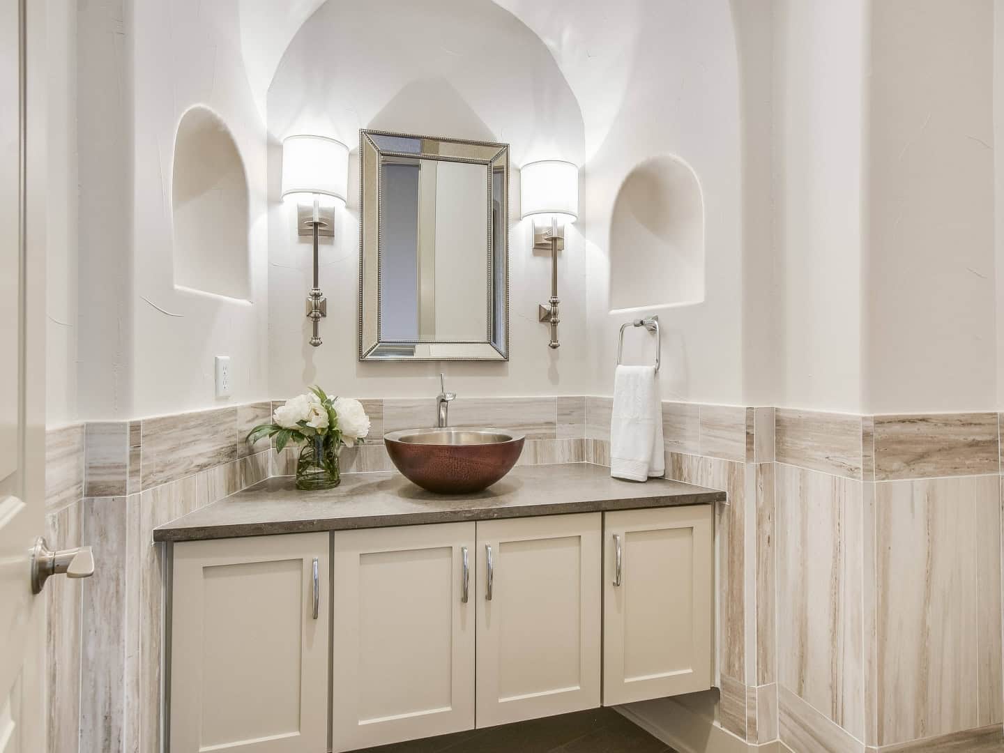 15 Breathtaking Mediterranean Powder Room Ideas: From Classic to Modern