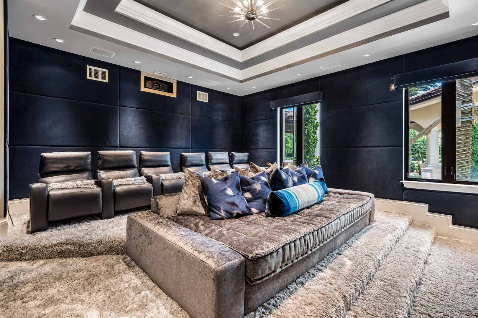 1. Mediterranean Home Cinema, Miami 1. Mediterranean Home Cinema, Miami