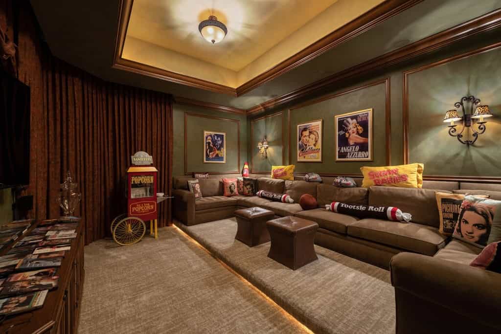 7. Mediterranean Home Theater 7. Mediterranean Home Theater