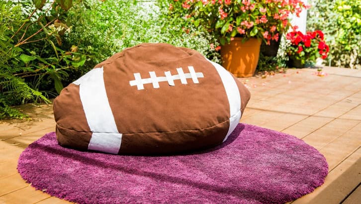 5. Football Bean Bag 5. Football Bean Bag
