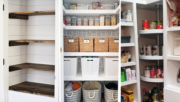 15 Easy DIY Pantry Shelves You Can Build This Afternoon