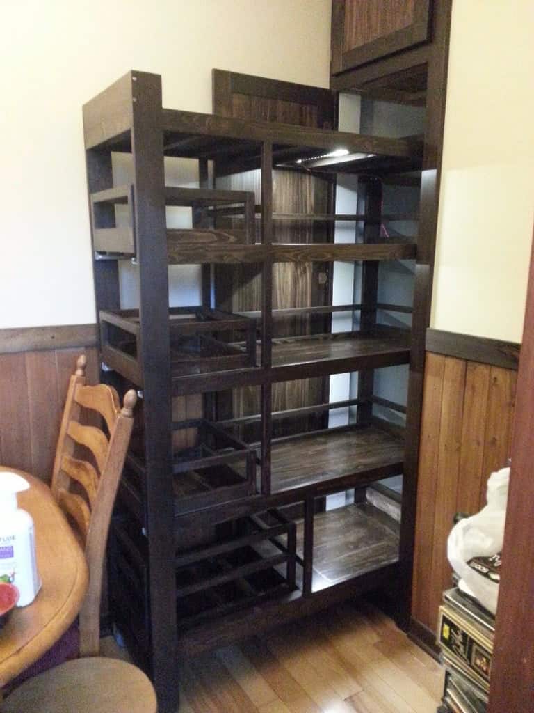 13. Retractable pantry