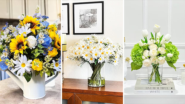 15 Fresh and Vibrant Spring Flowers Centerpiece Decorations
