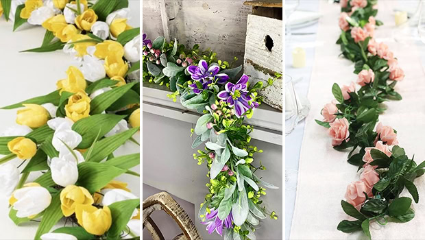 15 Spring Flower Garlands That Will Brighten Your Living Space